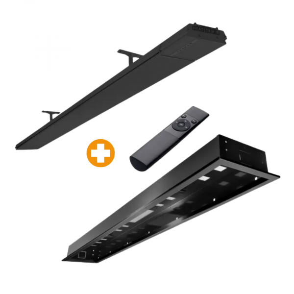 Heatstrip Smart Design 3200 Watt Heater App & Remote met inbouwframe